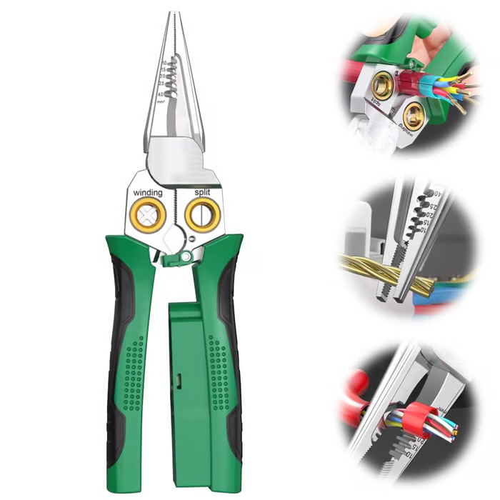 Electrical wire stripper pliers