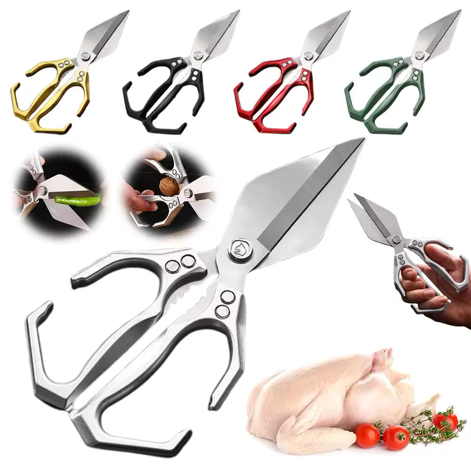 Multifunctional heavy-duty kitchen shears