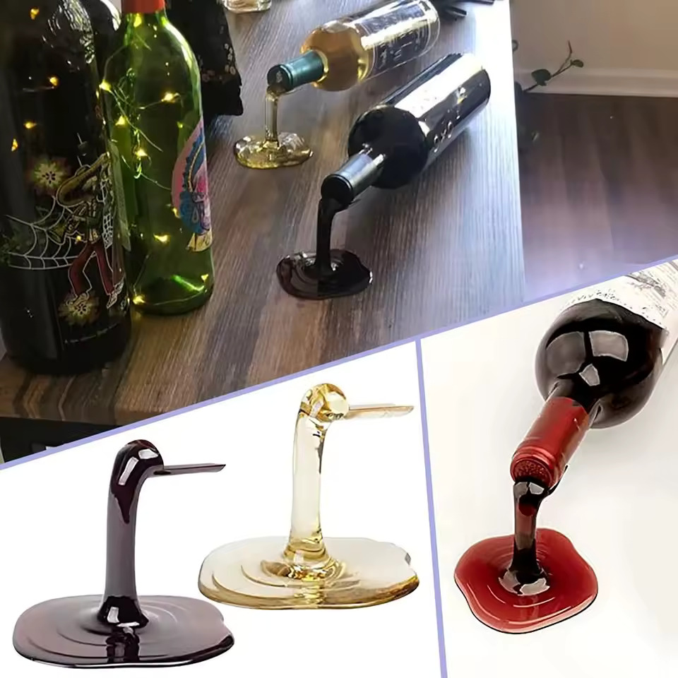 Spilled wine bottle holder (2 pcs)
