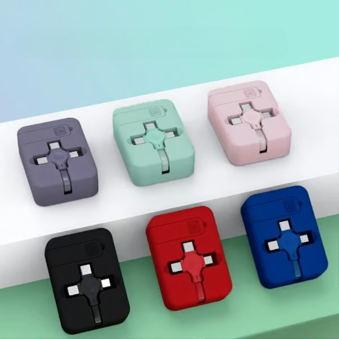 3-in-1 charging cable holder