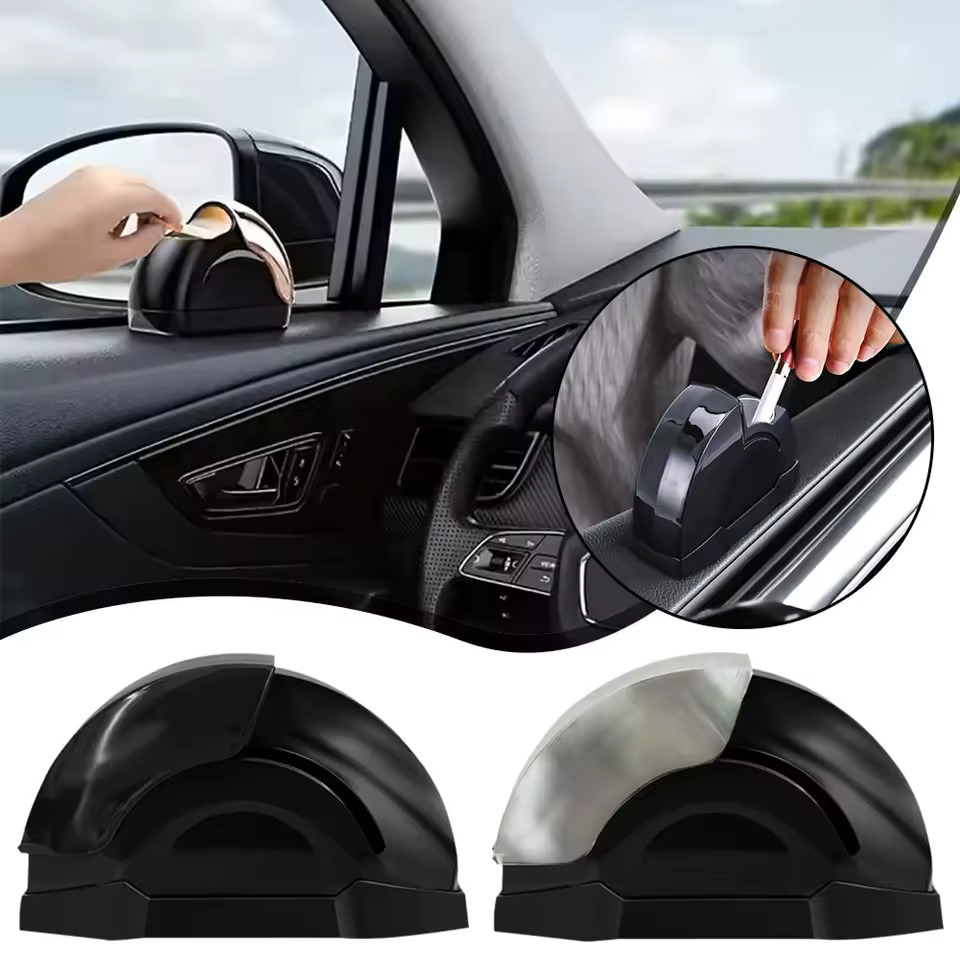 Windproof car ashtray with LED light